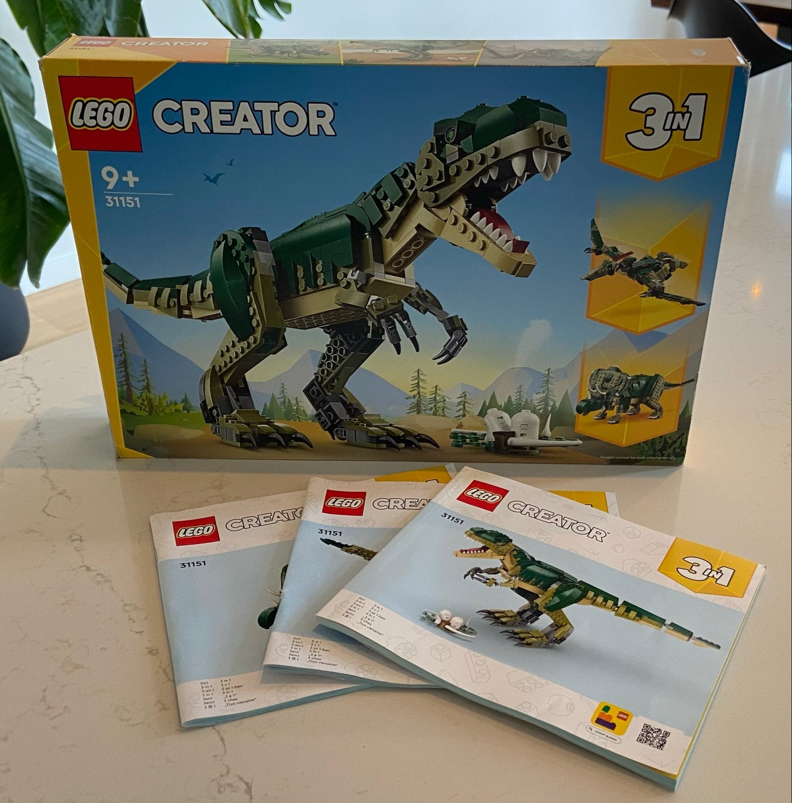LEGO Creator 31151 Dinosaurus T-Rex 3-in-1 Set, Ophalen, Lego, Zo goed als nieuw, Compleet