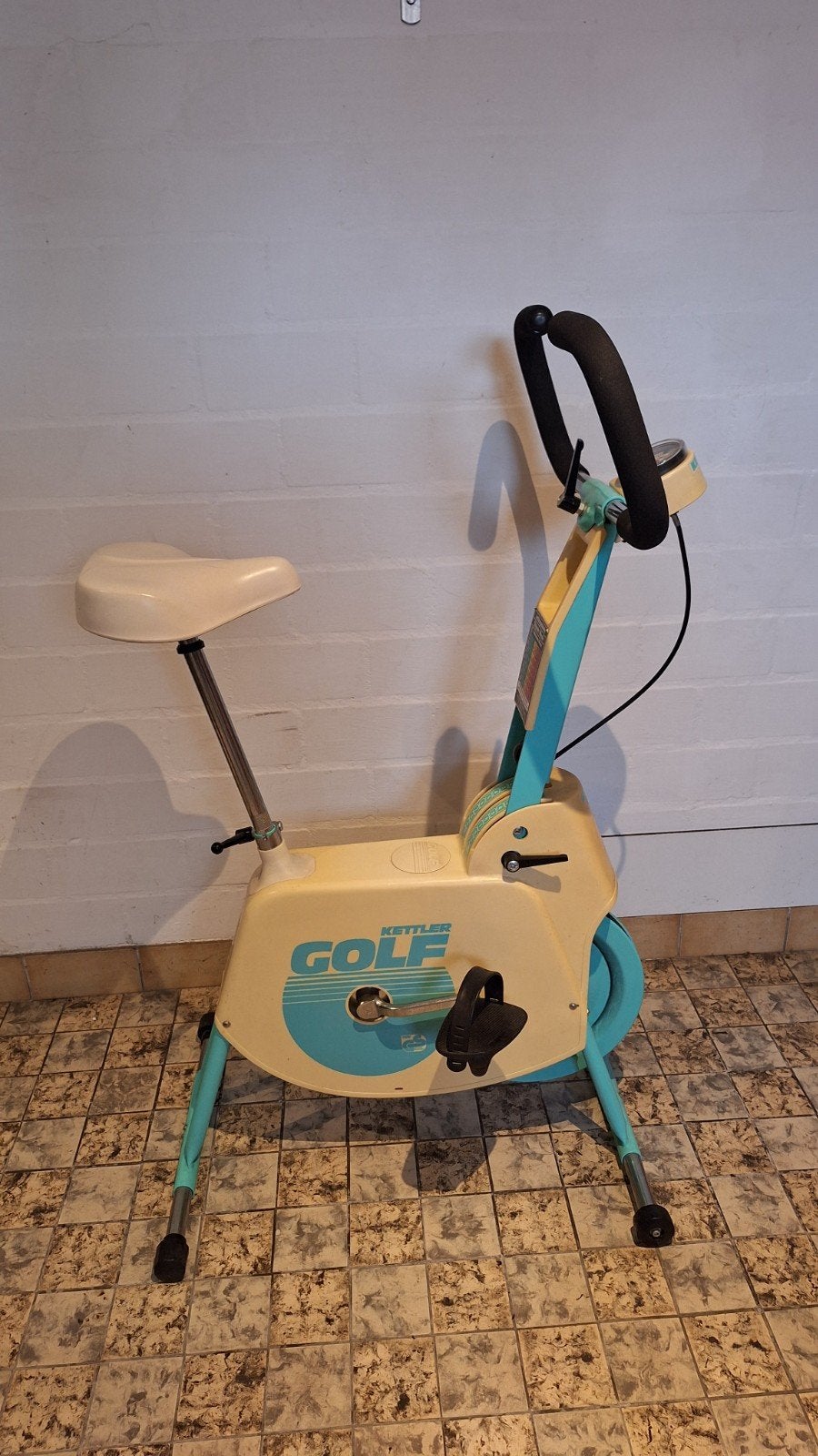 Kettler Golf Hometrainer - Vintage Fitnessfiets, Ophalen, Gebruikt, Hometrainer