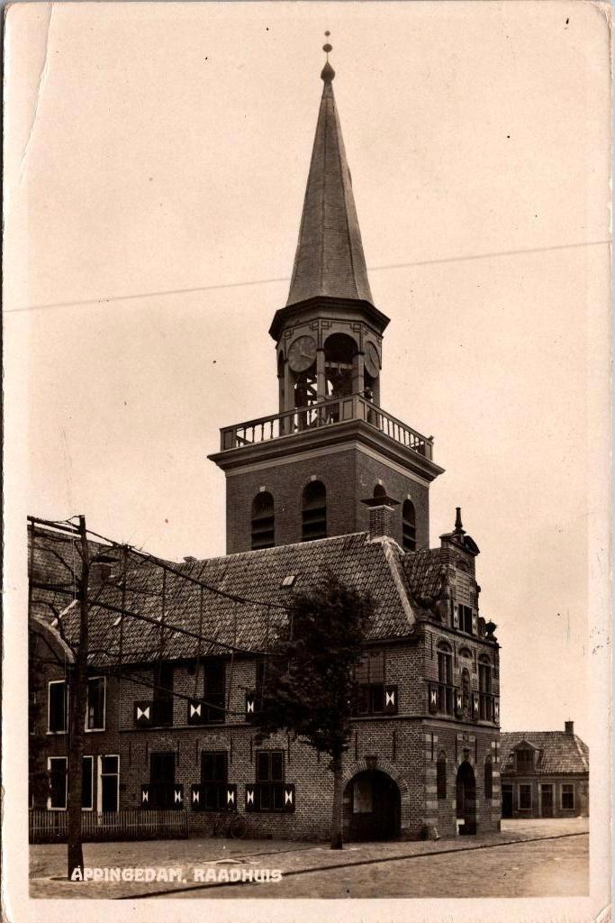 Appingedam - 11 ansichtkaarten vanaf 1939, Verzamelen, Ansichtkaarten | Nederland, Gelopen, Groningen, 1920 tot 1940, Verzenden