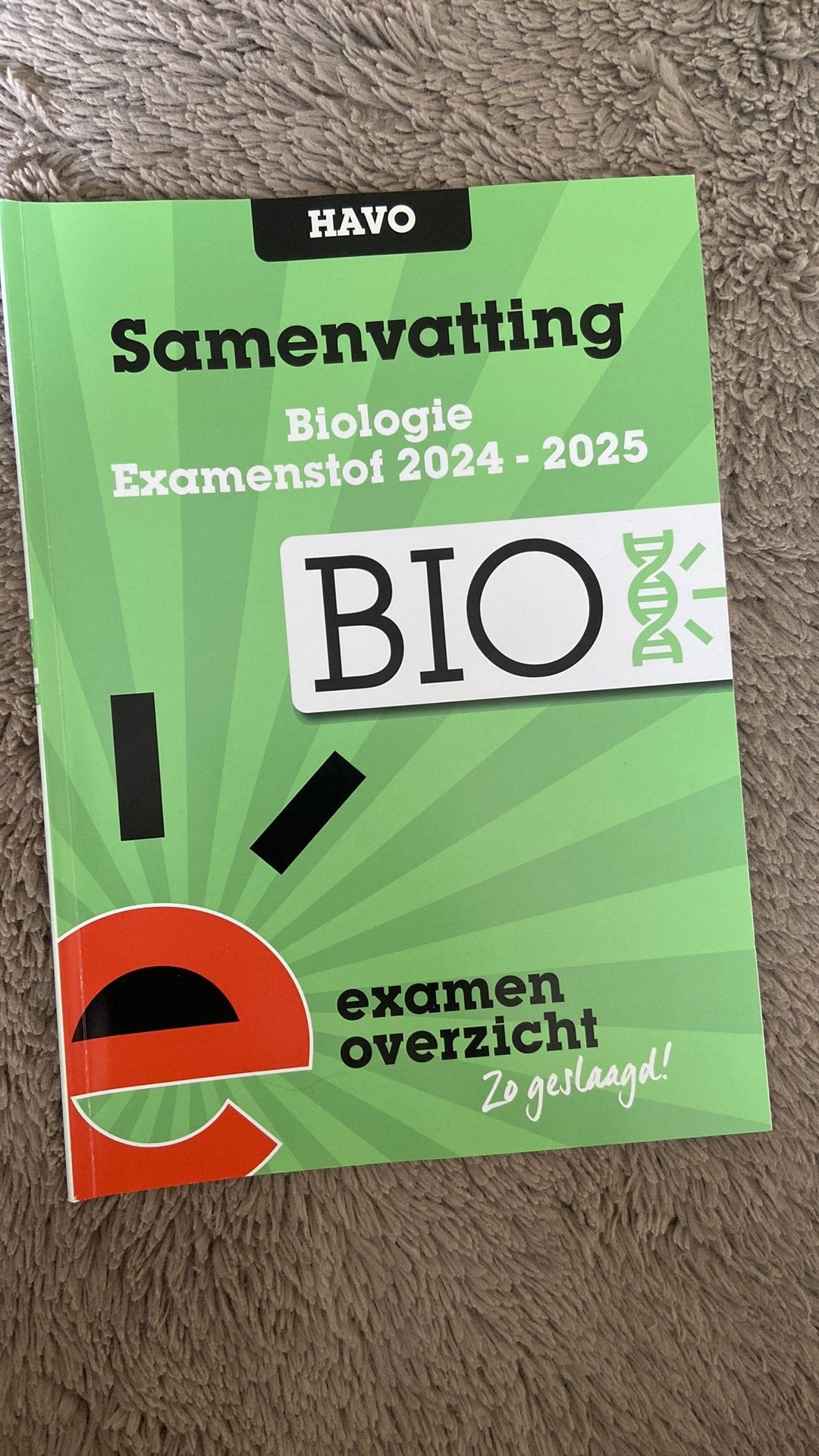 EXAMENOVERZICH SAMENVATTING BIOLOGIE HAVO EXAMENSTOF 2024/25, Boeken, Schoolboeken, Biologie, HAVO, Ophalen of Verzenden, ExamenOverzicht