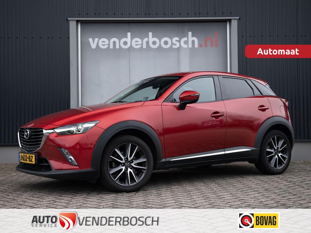 Mazda CX-3 2.0 SkyActiv-G 120 SkyLease GT Automaat | LED | C, Auto's, Mazda, 1998 cc, 4 cilinders, Leder, Automatische klimaatregeling