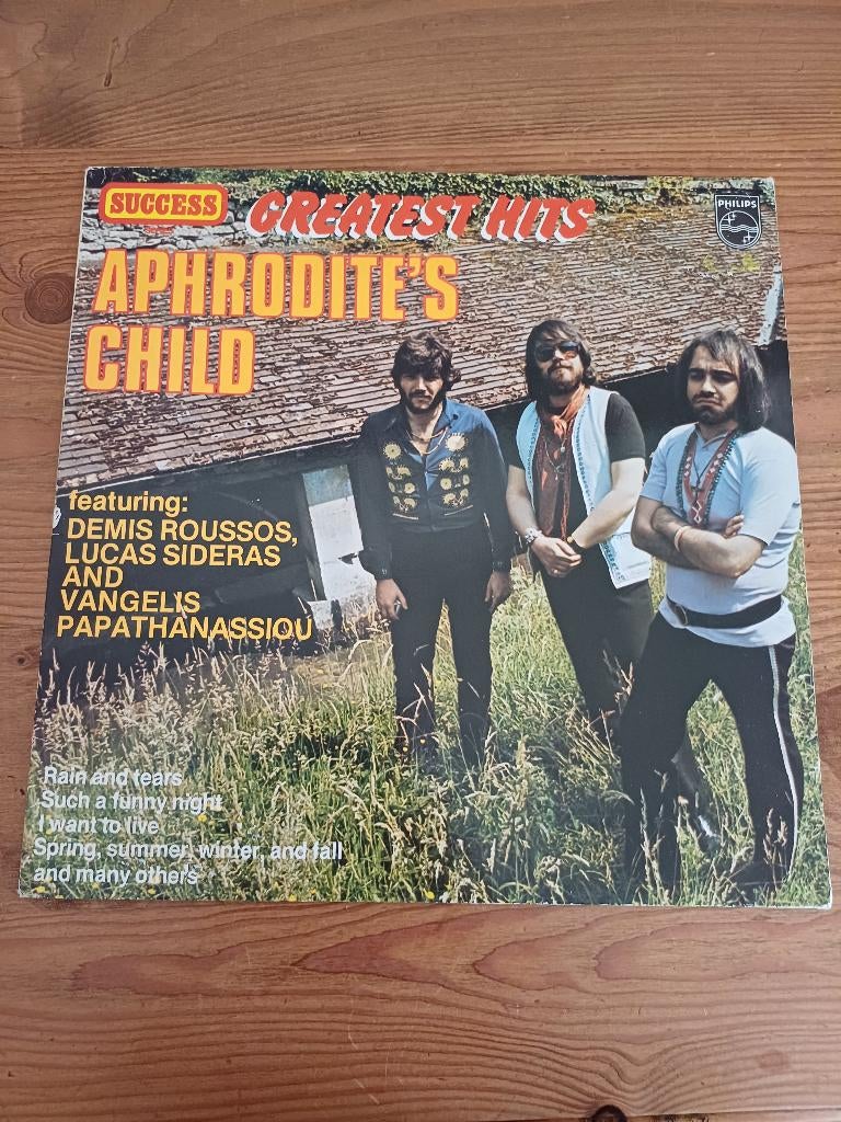 Vinyl/elpee Aphrodite’s Child Greatest hits, Cd's en Dvd's, Vinyl | Pop, Ophalen of Verzenden, Gebruikt, Overige formaten