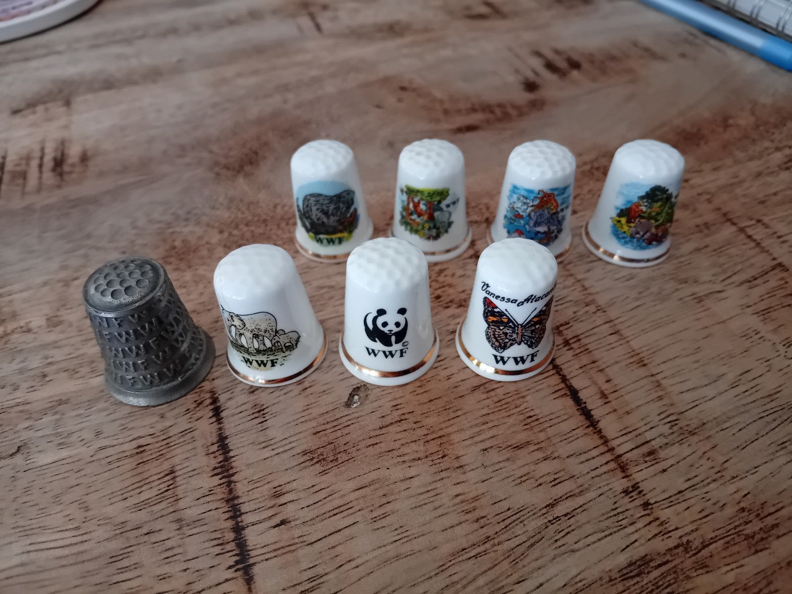 Vingerhoedjes verzamelen WWF serie vingerhoedje, Ophalen of Verzenden, Zo goed als nieuw
