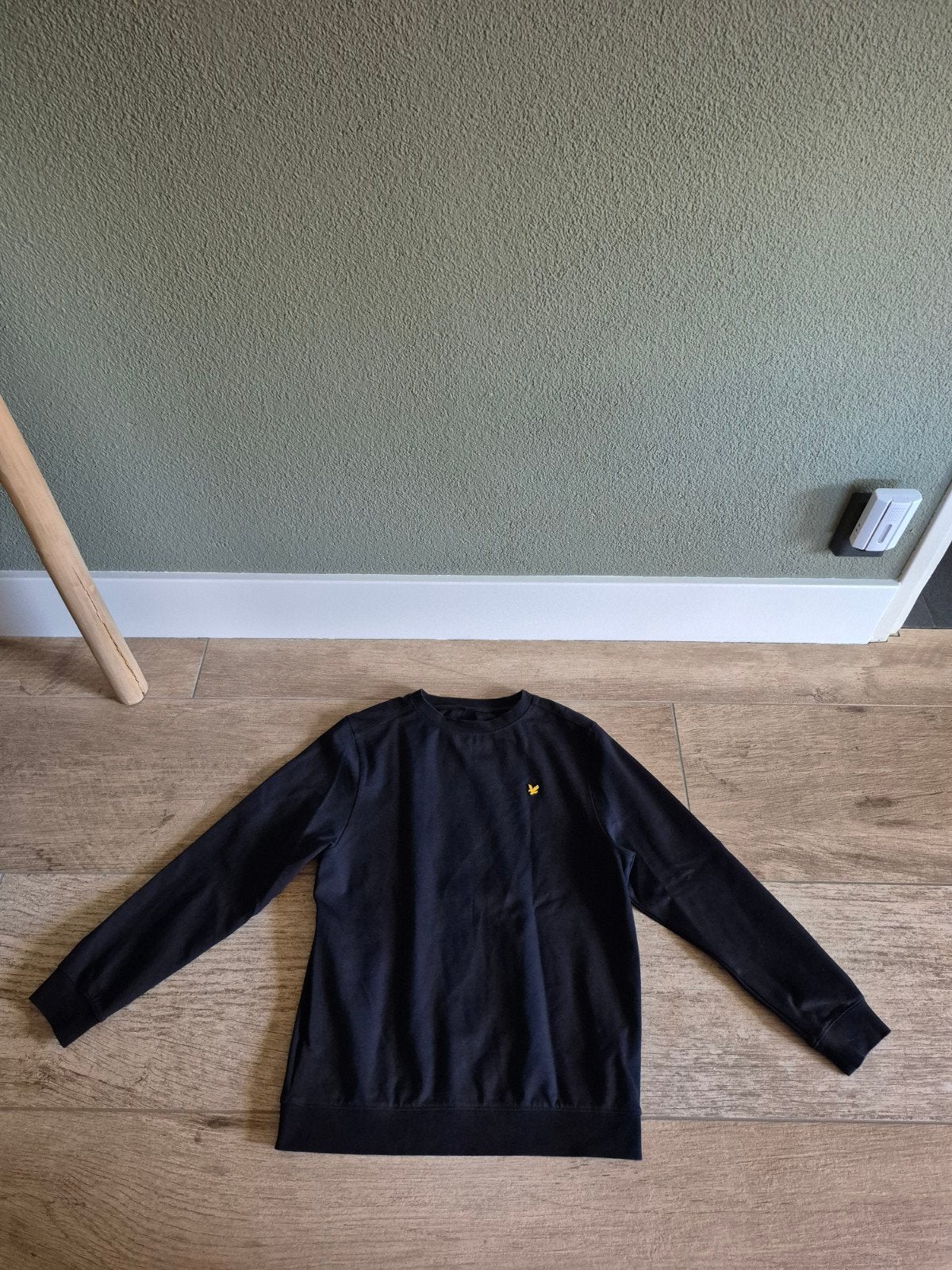 Sweater Lyle & Scott, zwart, maat 164/170, Trui of Vest, Lyle & Scott, Ophalen of Verzenden, Zo goed als nieuw