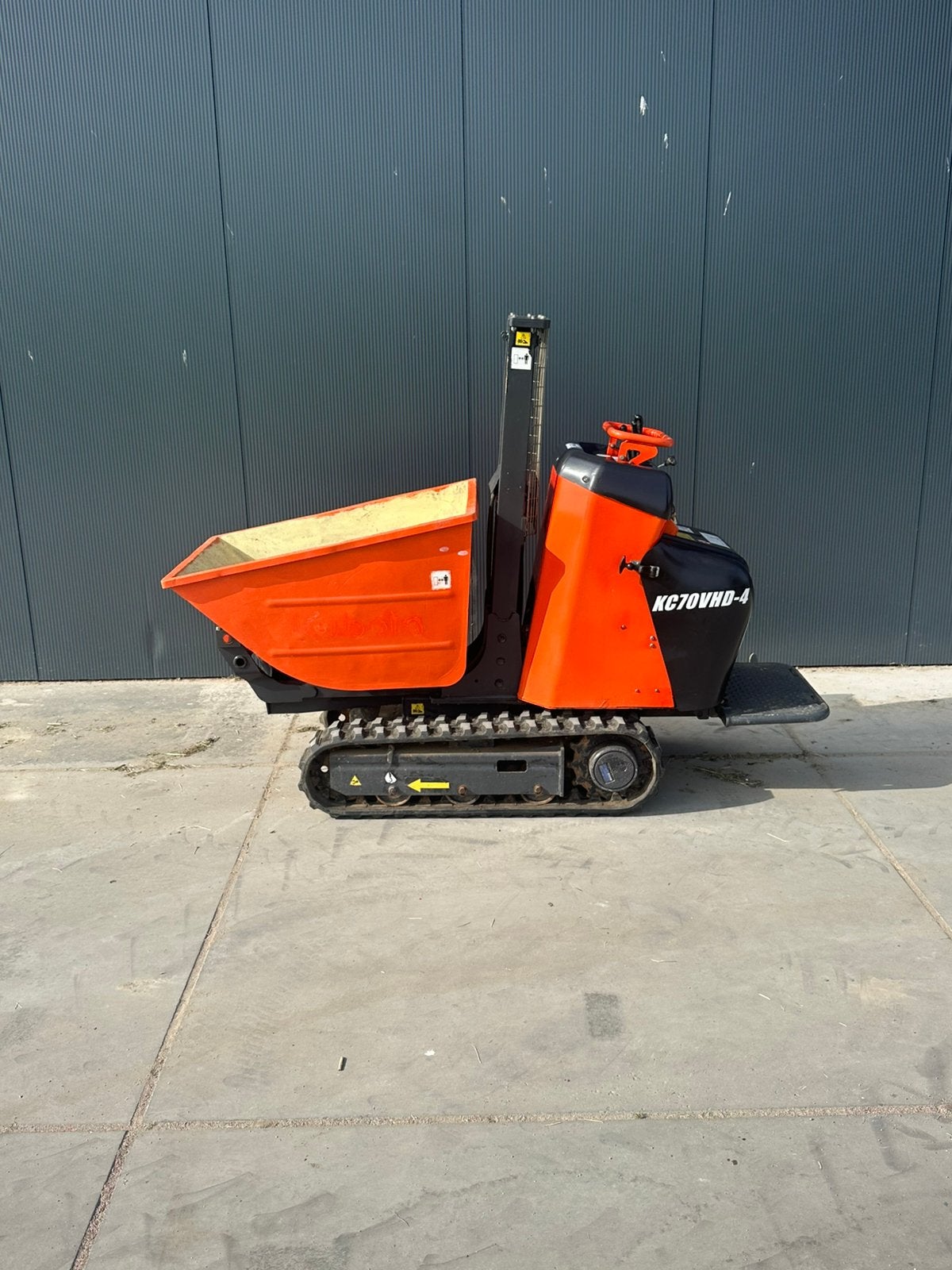 Kubota KC70 rupsdumper, hoogkieper, Ophalen, ., Dumper, .