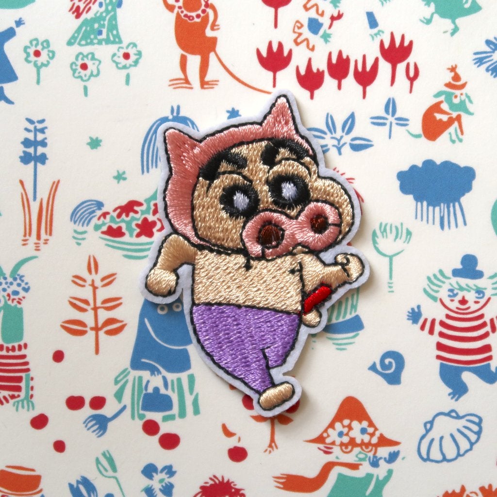 Crayon Shin Chan opstrijkplaatje patch badge embleem appliqu, Verzenden, Nieuw, Overige applicaties