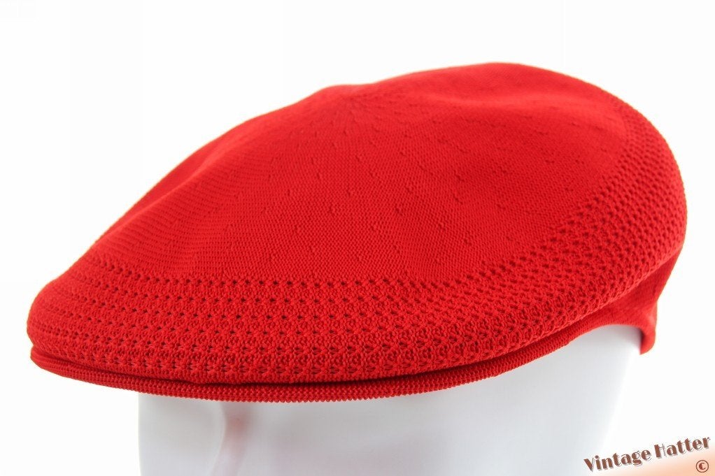 Platte pet Kangol Tropic Ventair rood S, M en L nieuw, Nieuw, Pet, 58 of 59 cm (L, 7¼ of ⅜ inch), Kangol Tropic Ventair 504