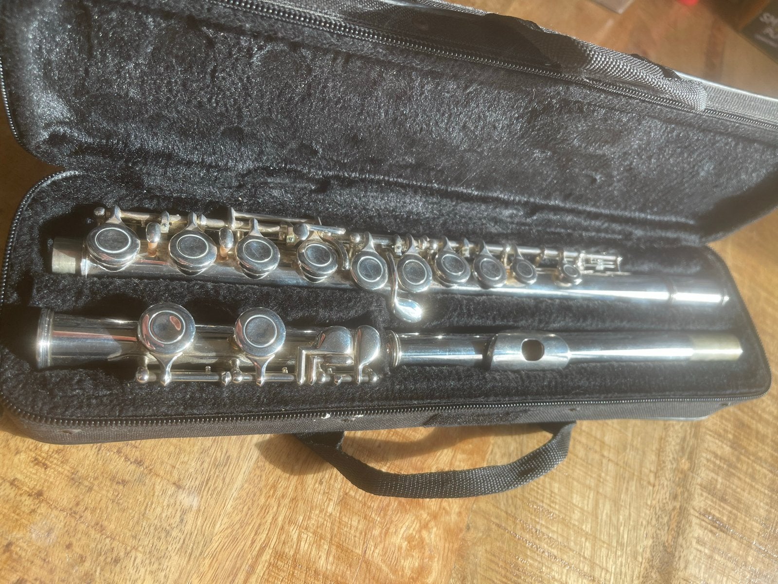 Eastman EFL-501 Dwarsfluit (Studiefluit) + Etui, Muziek en Instrumenten, Ophalen of Verzenden, Gebruikt, Dwarsfluit, Met koffer of tas