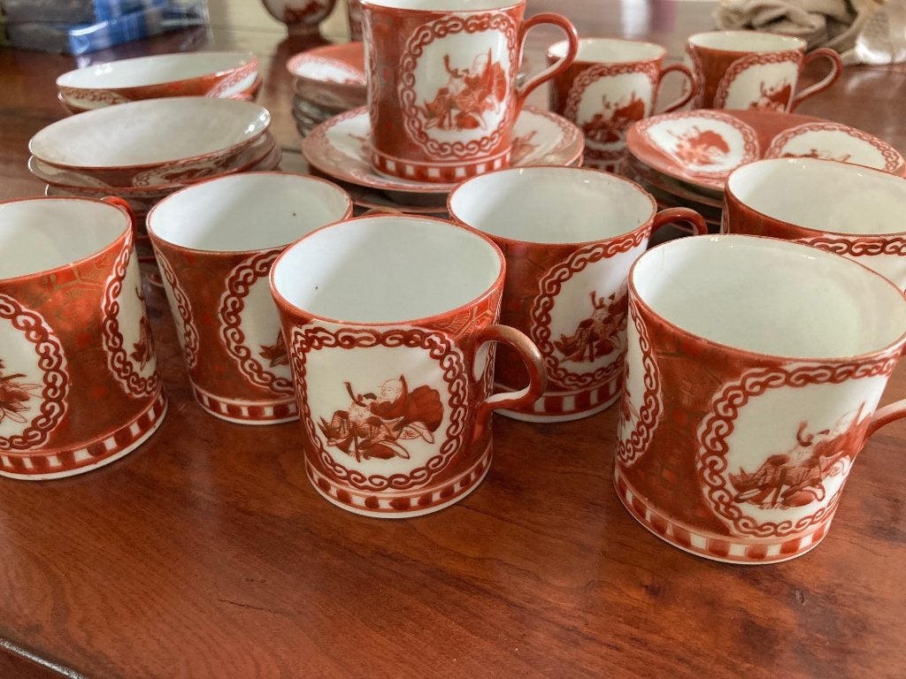 Antiek servies Japans Chinees 30 delen  kopjes schotel, Verzenden