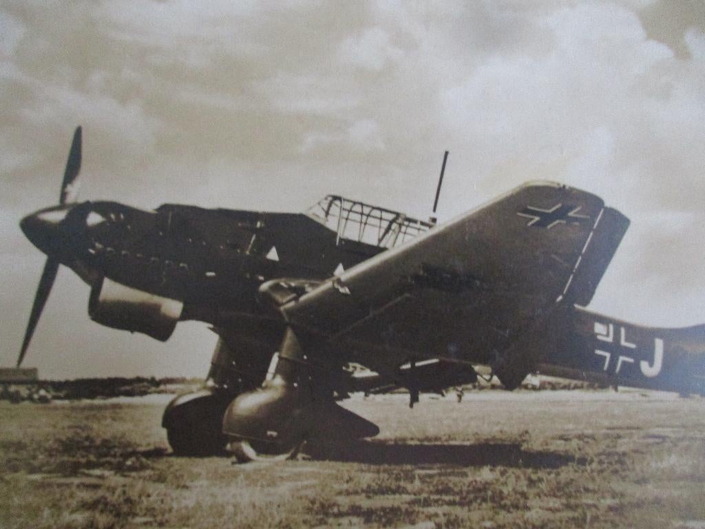 WO2 postkaart Luftwaffe Stuka, Verzamelen, Verzenden, Luchtmacht, Duitsland, Foto of Poster