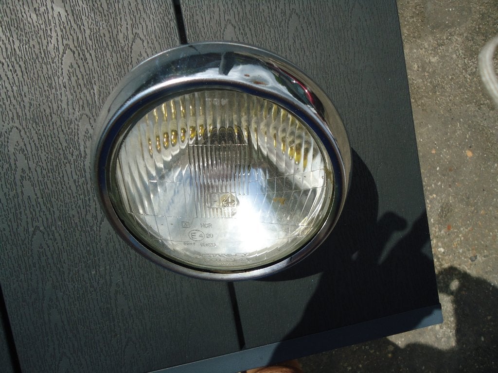 Mooie chrome Suzuki koplamp T500 of Gt 500, Ophalen of Verzenden, Gebruikt