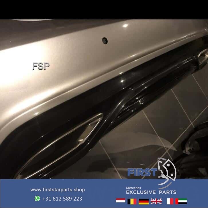 W176 Facelift AMG Achterbumper PDC MB A klasse + uitlaat L/R, Gebruikt, -, Ophalen of Verzenden, Achter