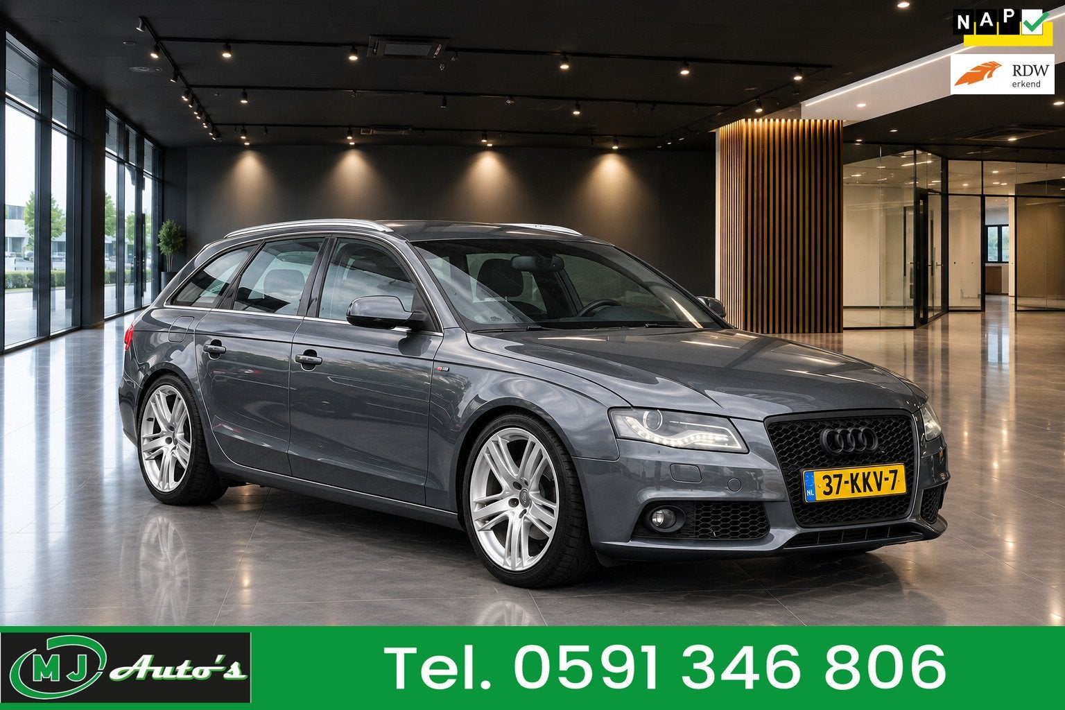 Audi A4 Avant 2.0 TFSI S-LINE EDITION AIRCO NAVI APK-2027, Auto's, Voorwielaandrijving, 15 km/l, Gebruikt, Zwart