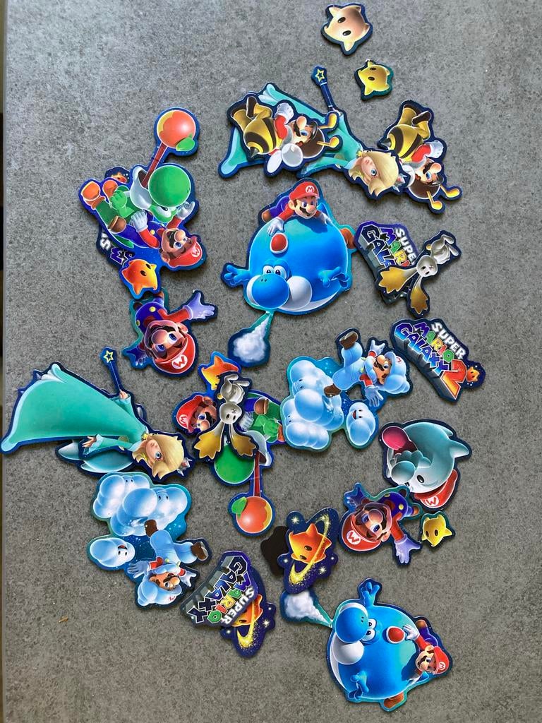 Super Mario Galaxy Magneten Set - Diverse Figuren, Ophalen of Verzenden, Nieuw, Overige typen