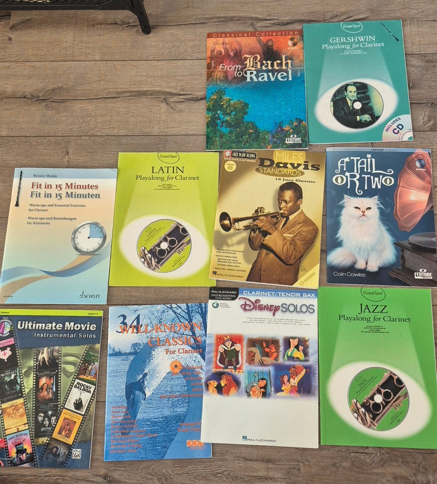 Diverse bladmuziek klarinet: beginners tot gevorderden, Ophalen of Verzenden, Les of Cursus, Klarinet