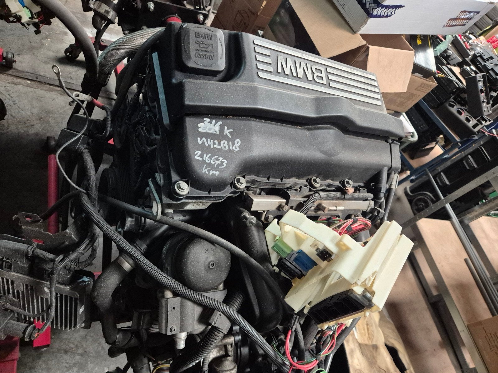 E46 N42B18 Motorblok 316i 318i, Gebruikt, BMW, Ophalen of Verzenden, BMW
