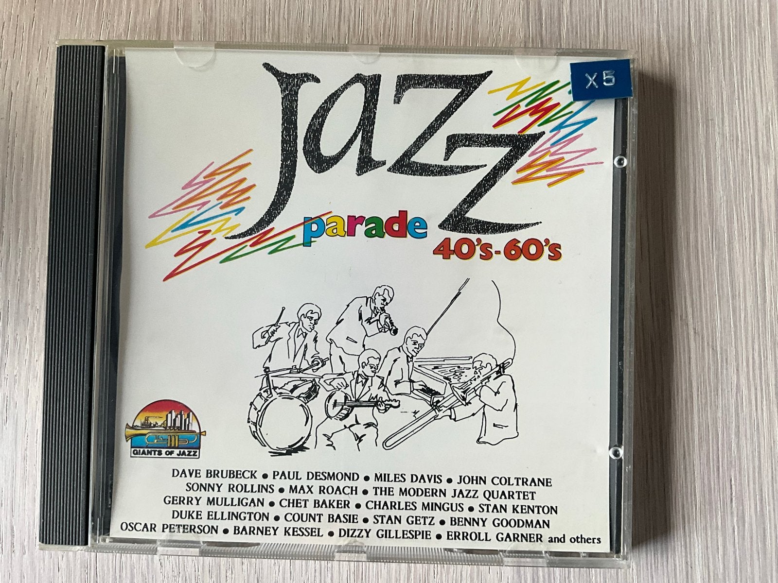 Jazz Parade 40's-60's CD - Giants of Jazz, Ophalen of Verzenden, Gebruikt, Jazz, Verzamelalbum