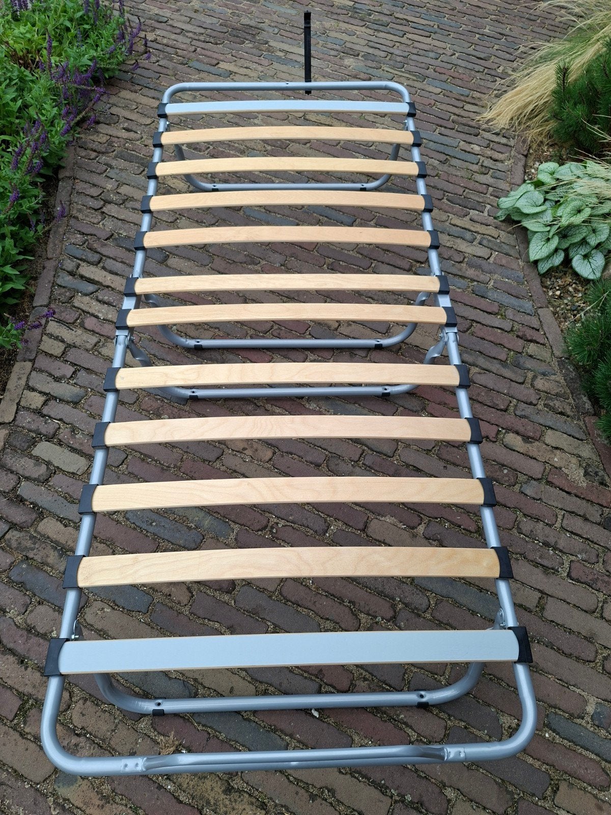 opklapbed 190x80 cm, inclusief matras, Ophalen, Eenpersoons, 190 cm of minder, Zo goed als nieuw