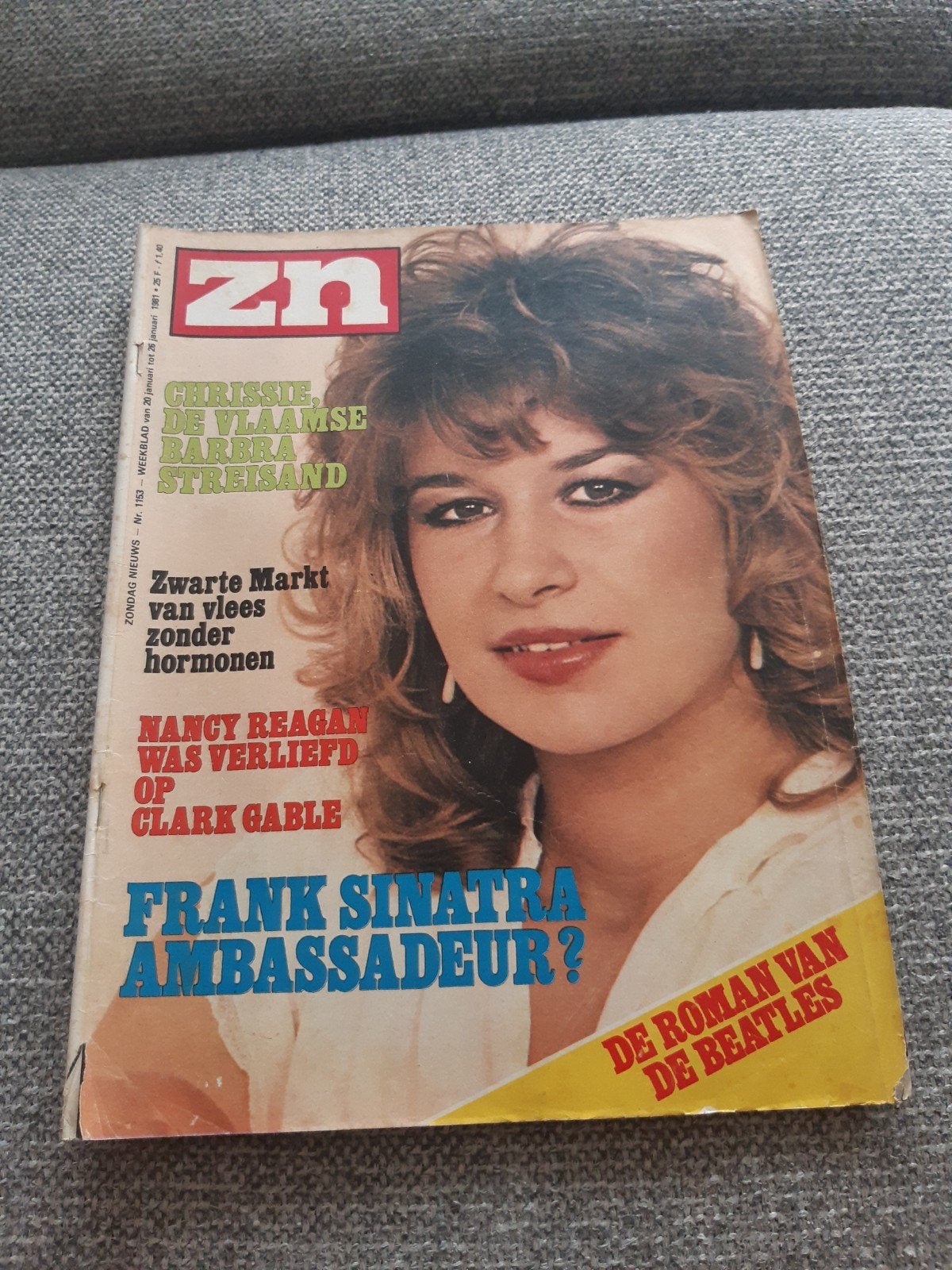 1153. ZN 1981. Chrissie. Frank Sinatra. Joe Harris. Michelin, Verzamelen, Verzenden, 1980 tot heden, Tijdschrift