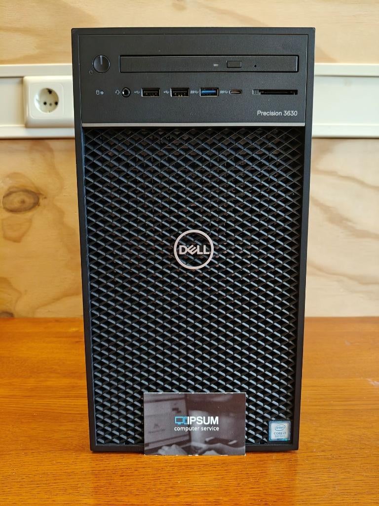 Dell Precision T3630 | i7 | 16gb | 500gb SSD | RTX 2080, Computers en Software, Desktop Pc's, Refurbished, 3 tot 4 Ghz, HDD, SSD