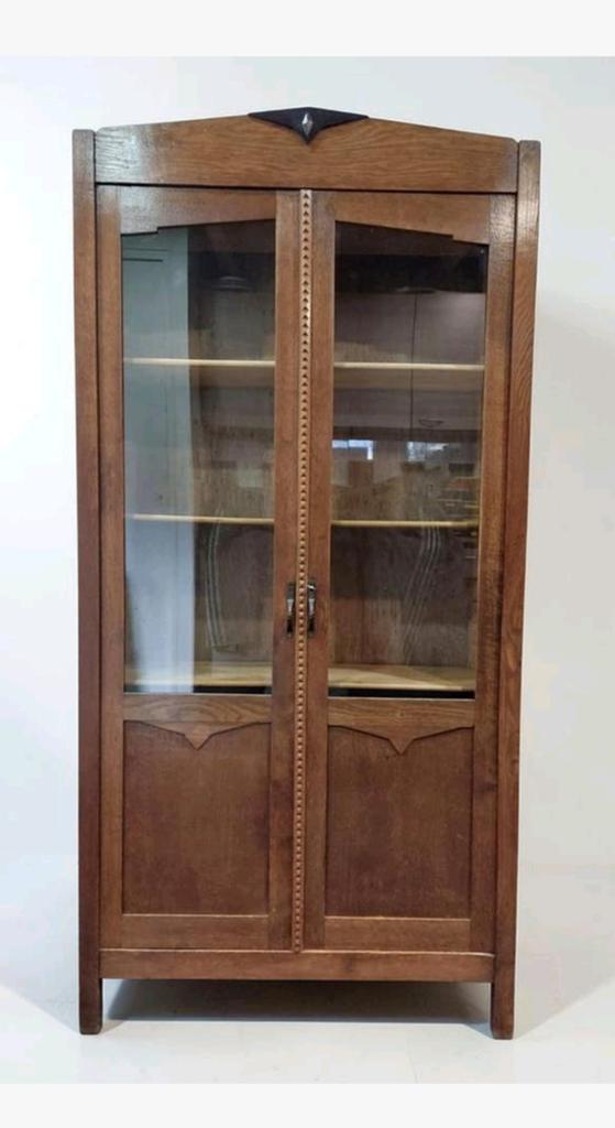 antieke kast Art deco boekenkast