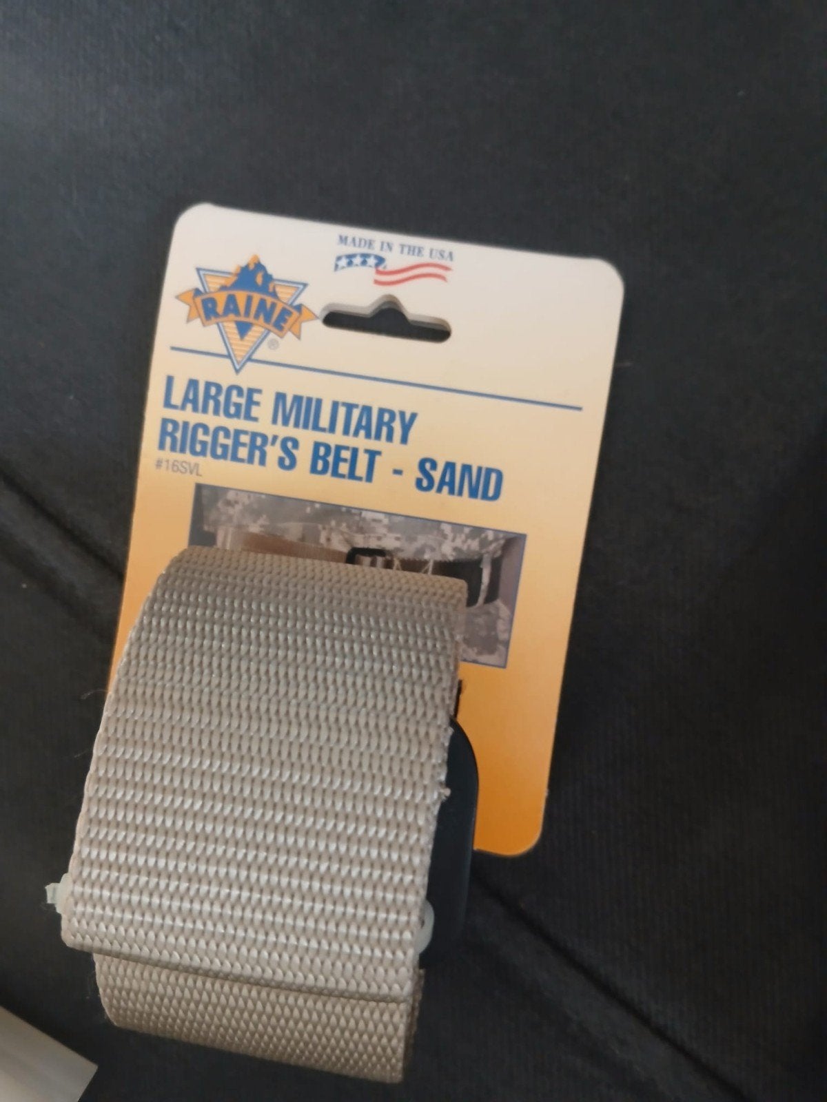 NeW! Raine Large Military Rigger's Belt-US Army Made in USA, Ophalen of Verzenden, Overige soorten, Nederland, Kleding of Schoenen