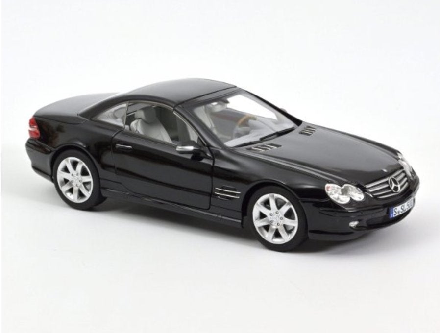 Mercedes Benz SL 500 '03 Zwart schaal 1/18 NOREV ref: 183840, Hobby en Vrije tijd, Verzenden, Nieuw, Auto, Norev