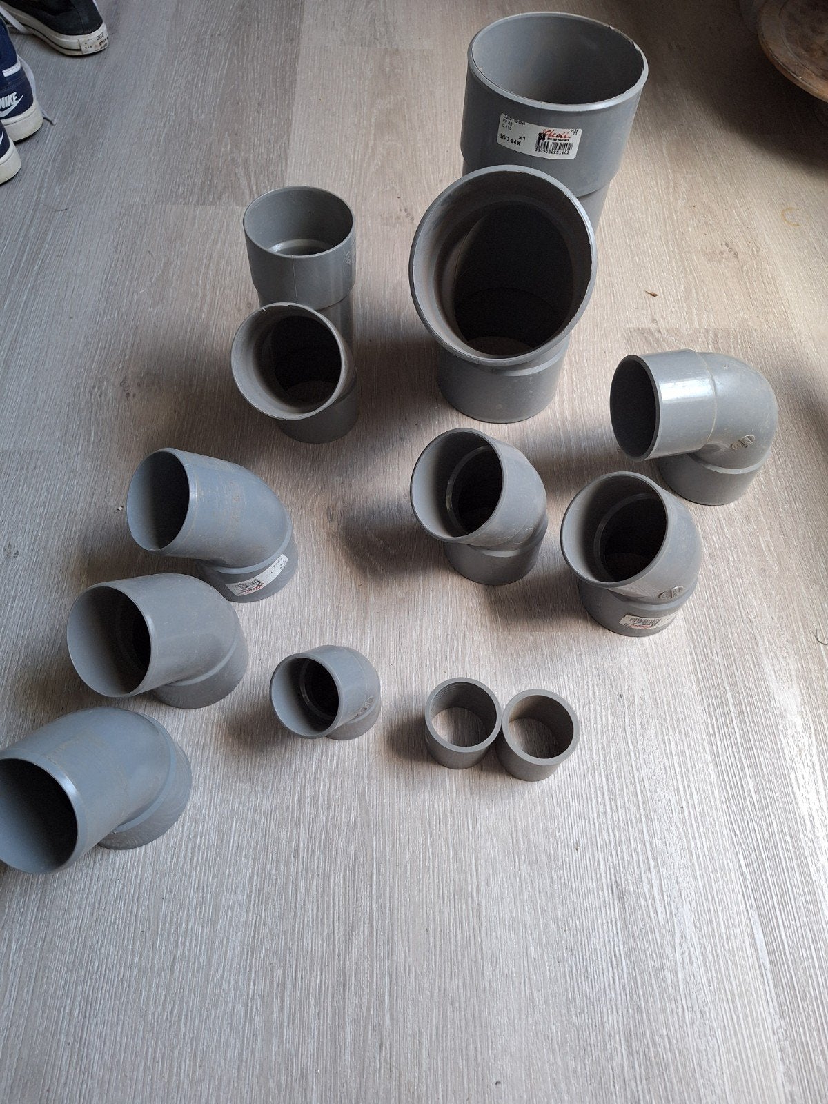 Nicoll en Dyka PVC Afvoerbochten en Hulzen, Bochten, Gebruikt, Pvc, Ophalen of Verzenden