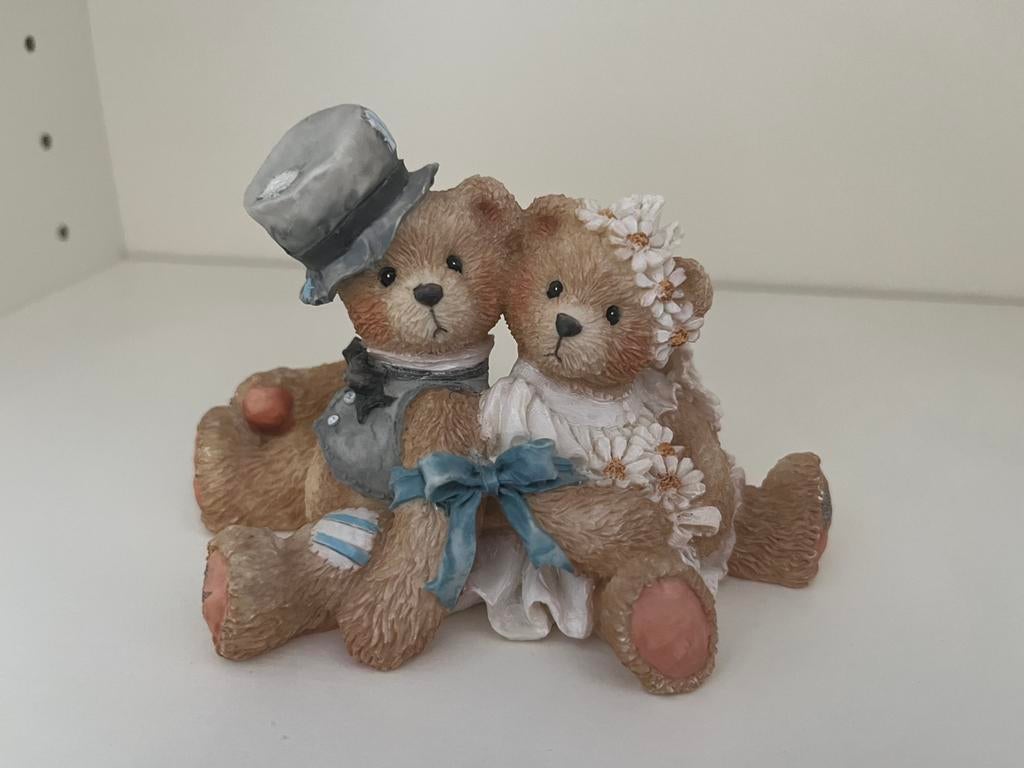 Cherished Teddies - Robbie and Rachel, Ophalen of Verzenden, Zo goed als nieuw, Beeldje, Cherished Teddies