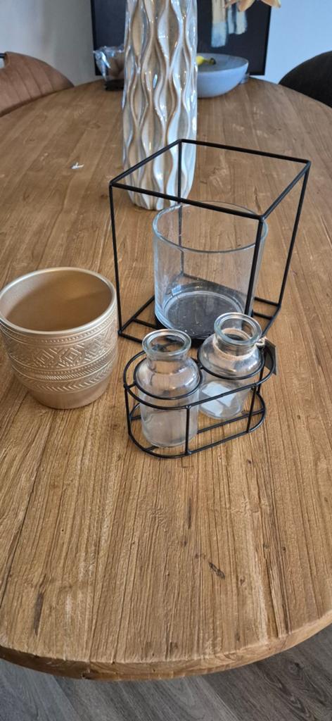 3 verschillende potjes, Huis en Inrichting, Woonaccessoires | Stolpen, Ophalen, Gebruikt
