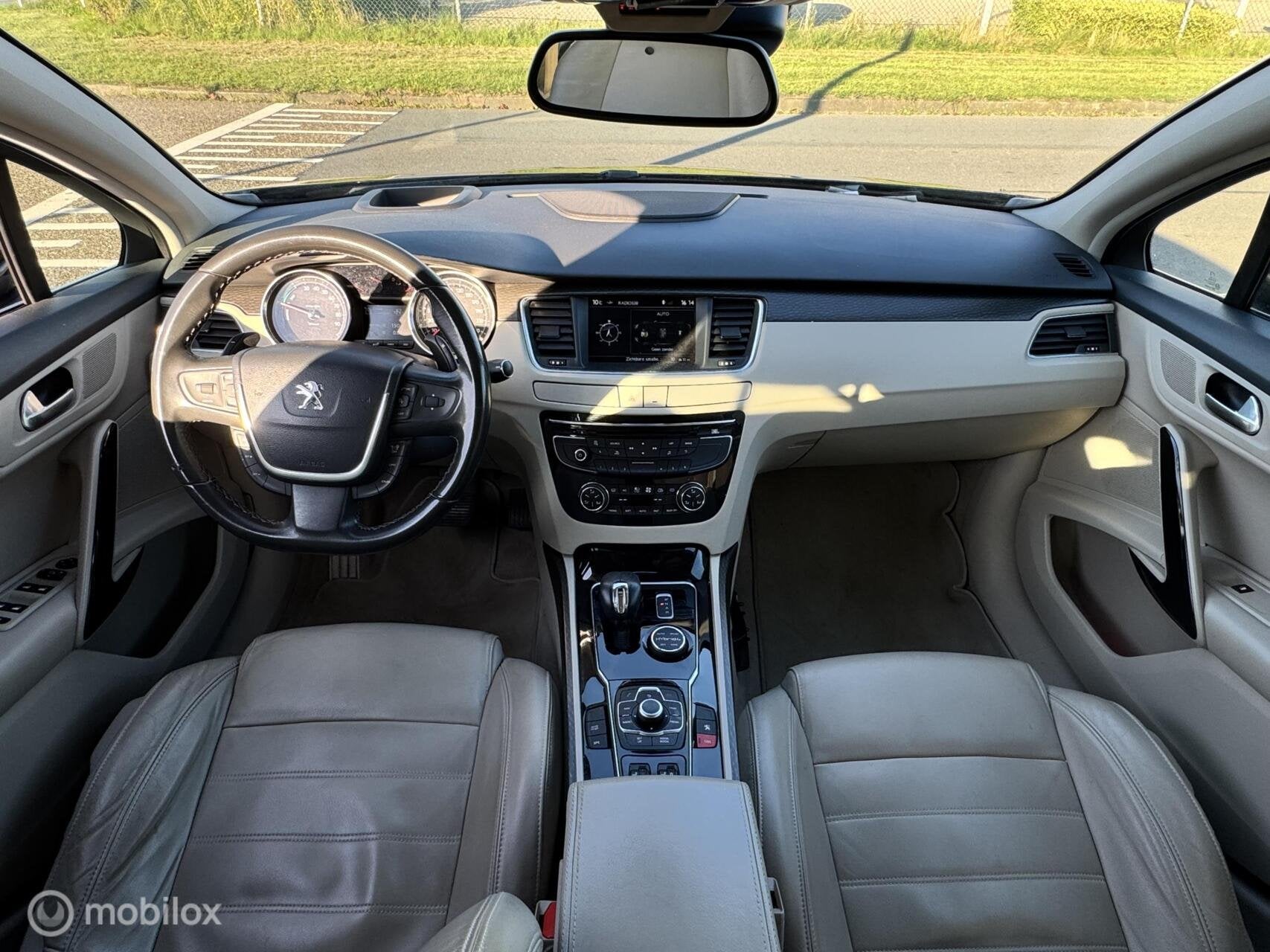 Peugeot 508 2.0 HDi Allure Hybrid4|Leer Xenon Navi Keyless, Auto's, Automaat, Euro 5, 28 km/l, 4 cilinders