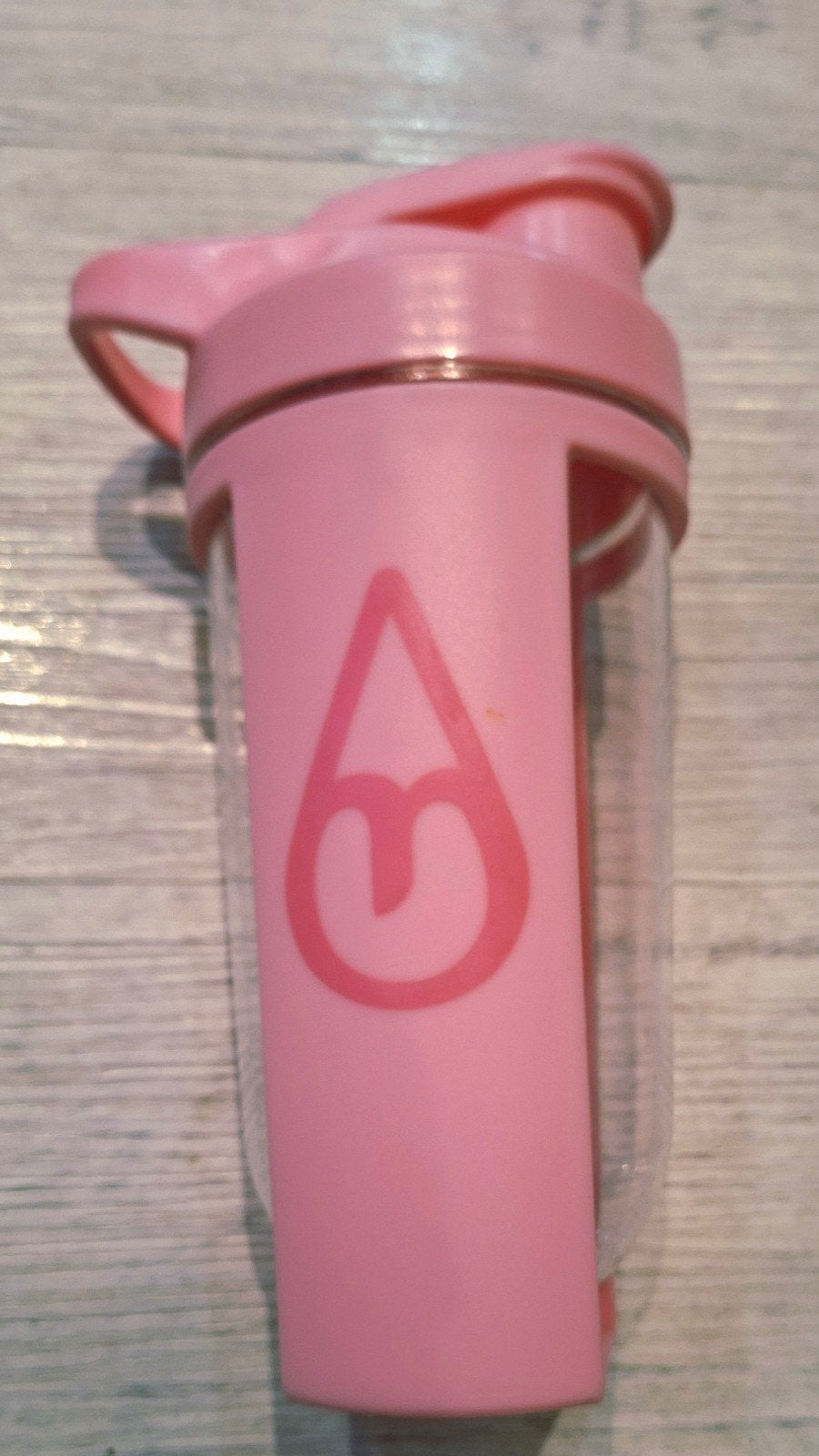 Roze Motivai shakebeker, met shakebal., Ophalen of Verzenden, Gebruikt