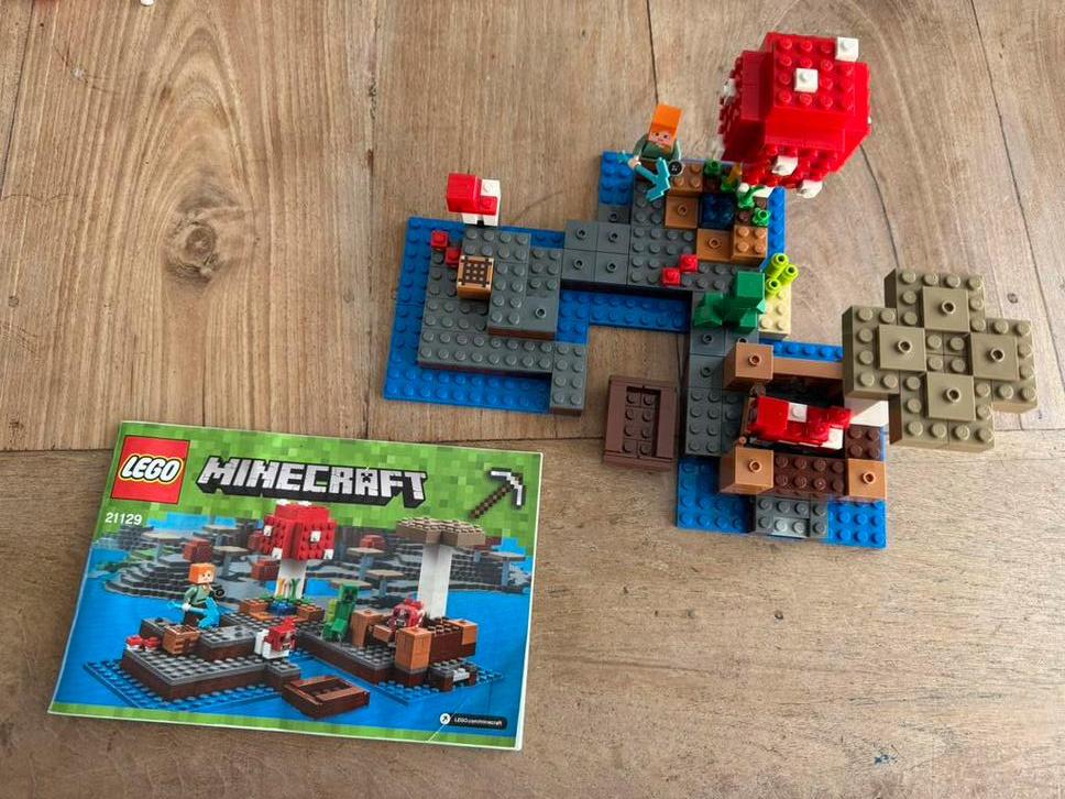 Lego Minecraft 21129, Minecraft, Lego, Ophalen of Verzenden, Complete set