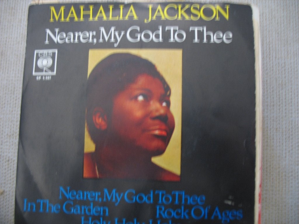 Single Sale; Mahalia Jackson - Nearer, my God to Thee (+3), Cd's en Dvd's, Vinyl Singles, Gebruikt, Religie en Gospel, EP, 7 inch