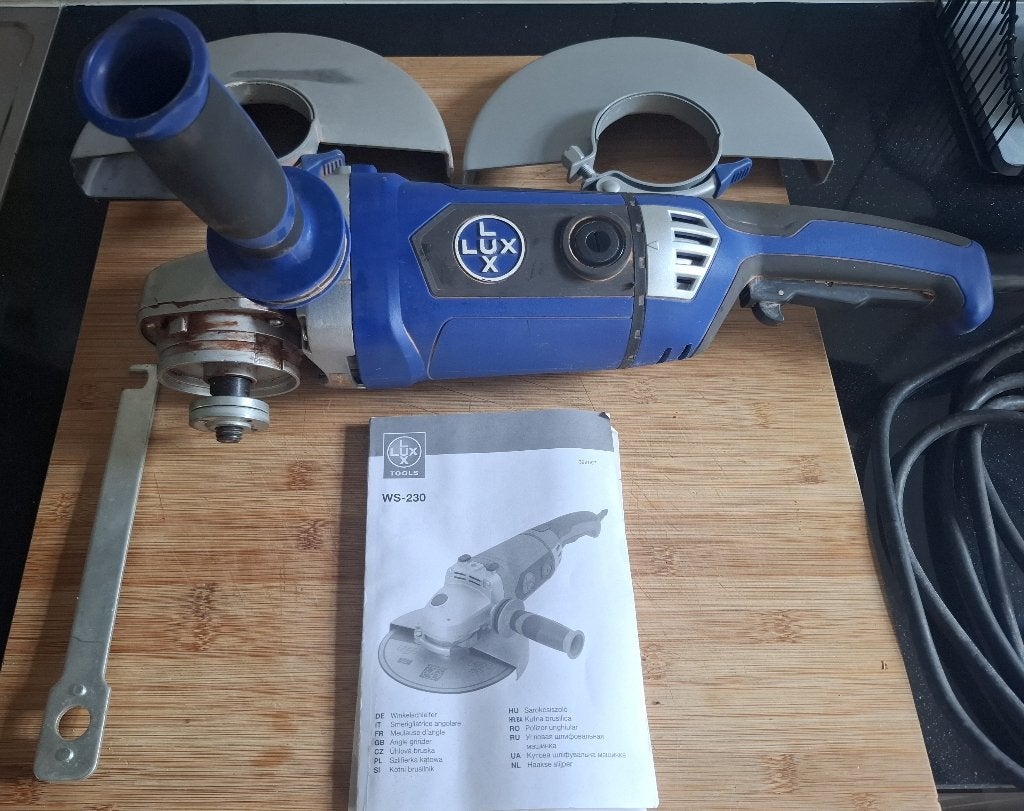 haakse slijper, Doe-het-zelf en Verbouw, Gereedschap | Slijpmachines, Ophalen, Zo goed als nieuw, 1000 watt of meer, Haakse handslijpmachine