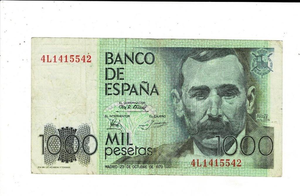 Spanje, 1.000 pesetas 1979, Postzegels en Munten, Bankbiljetten | Europa | Niet-Eurobiljetten, Verzenden, Overige landen