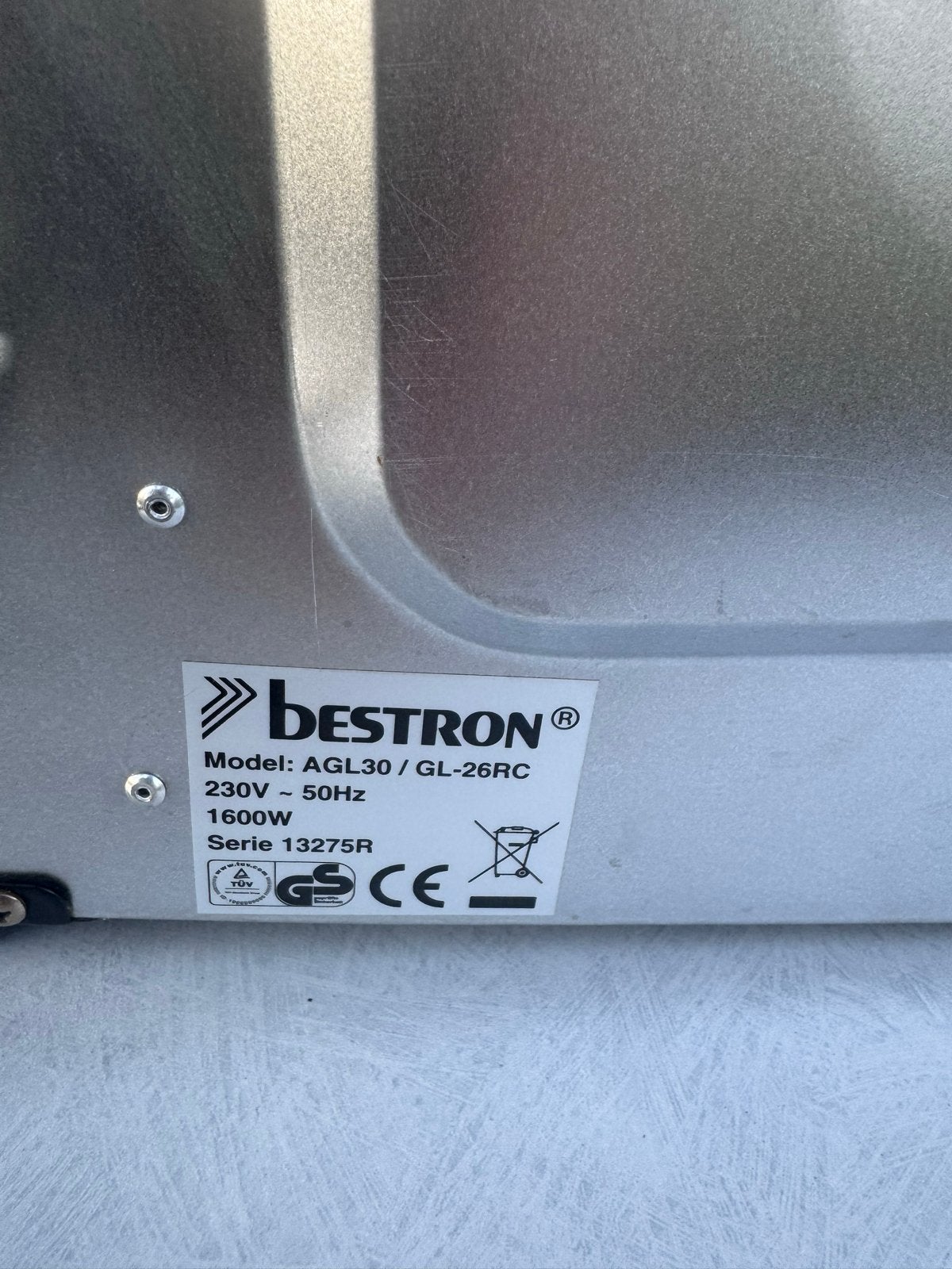 Bestron Mini-oven AGL30/GL-26RC - Compact en Krachtig, Witgoed en Apparatuur, Ovens, Minder dan 45 cm, Overige merken, Hete lucht