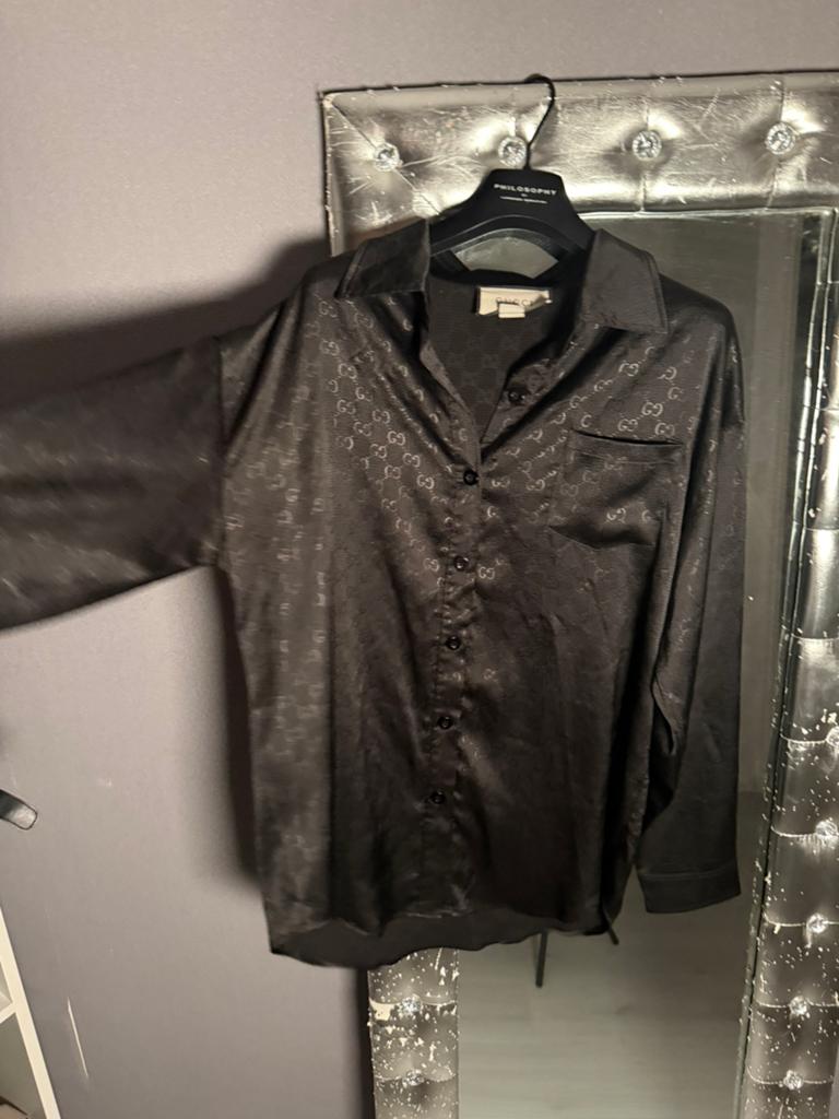 Gucci blousje, Kleding | Dames, Blouses en Tunieken, Ophalen of Verzenden, Zo goed als nieuw, Zwart