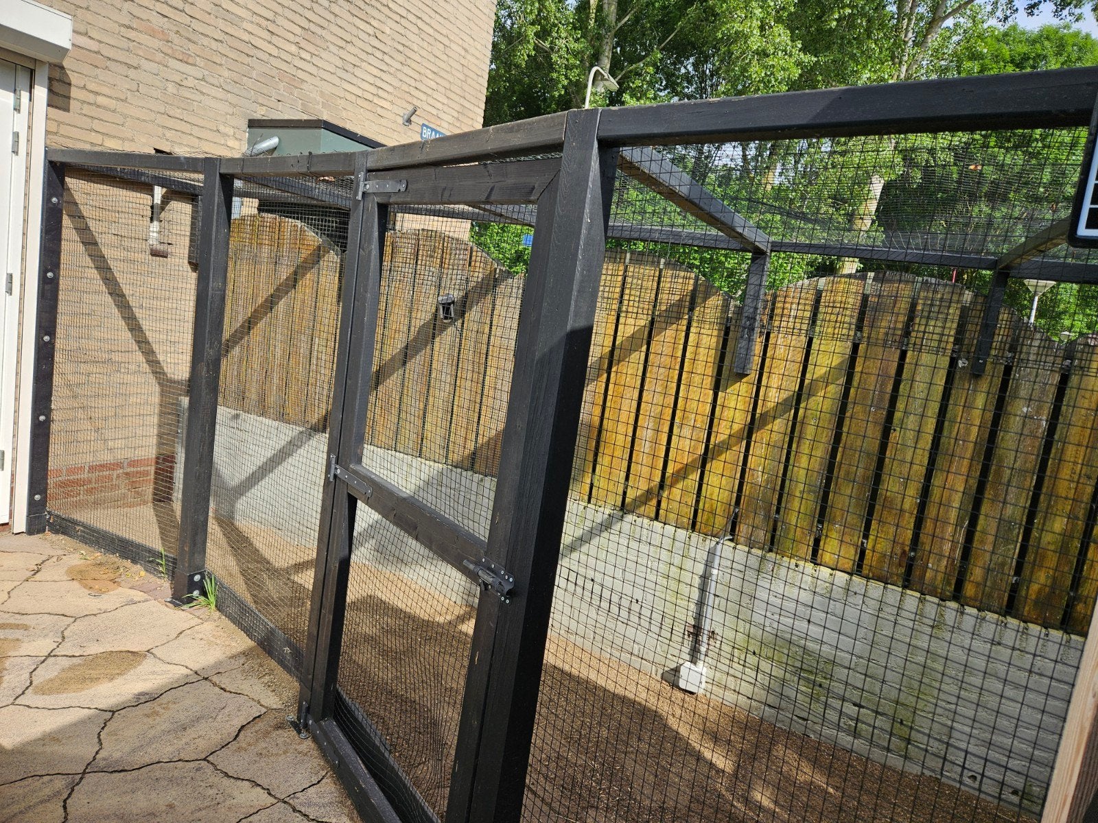 Kippenren kattenren of volière, Dieren en Toebehoren, Vogels | Hokken en Kooien, Ophalen, Hout, Volière
