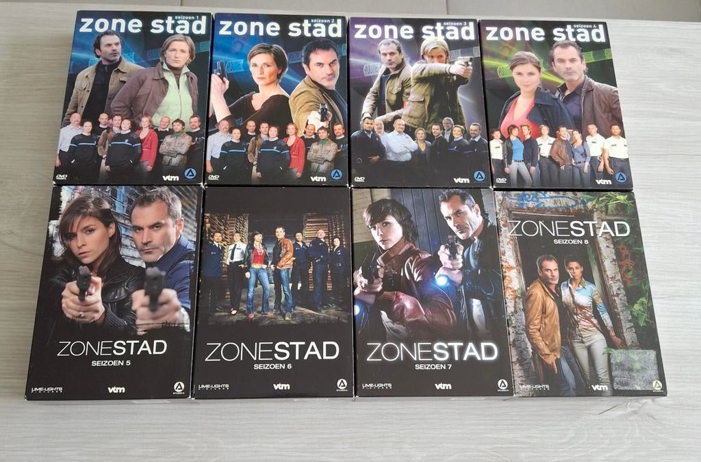 Complete vlaamse serie zone stad in perfecte staat, Cd's en Dvd's, Dvd's | Tv en Series, Zo goed als nieuw, Drama, Vanaf 16 jaar