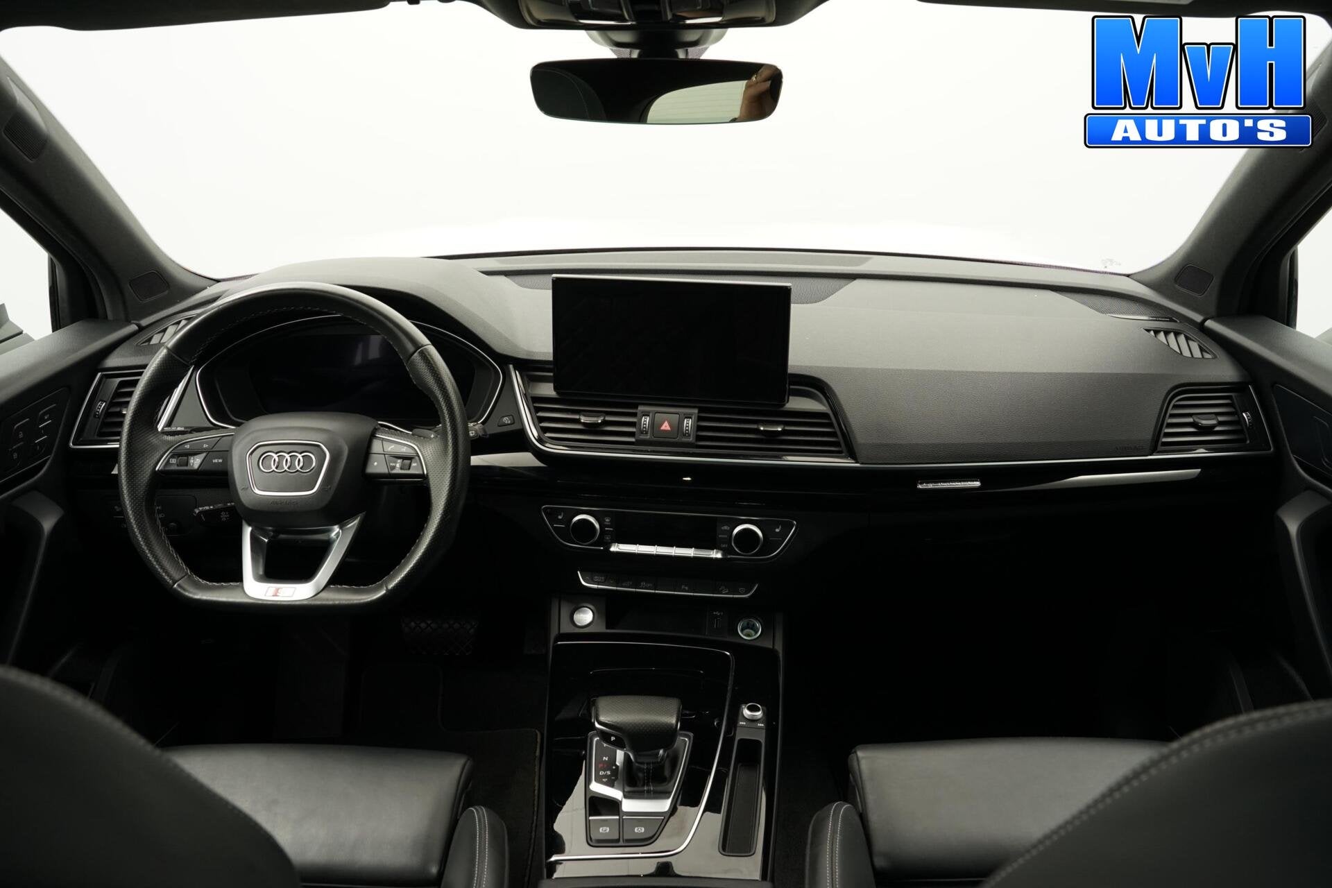 Audi Q5 50 TFSI e S Ed.|LUCHTVERING|RS-ZETELS|MATRIX|PANO|SO, Automaat, Gebruikt, Zwart, 4 cilinders
