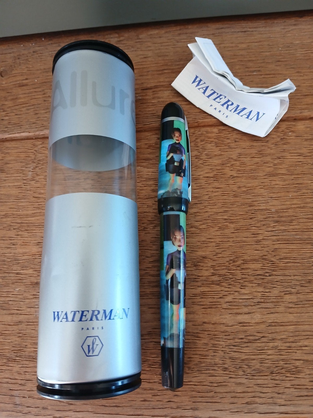 Waterman Tomb Raider/Lara Croft vulpen, Verzamelen, Ophalen of Verzenden, Nieuw, Vulpen, Waterman