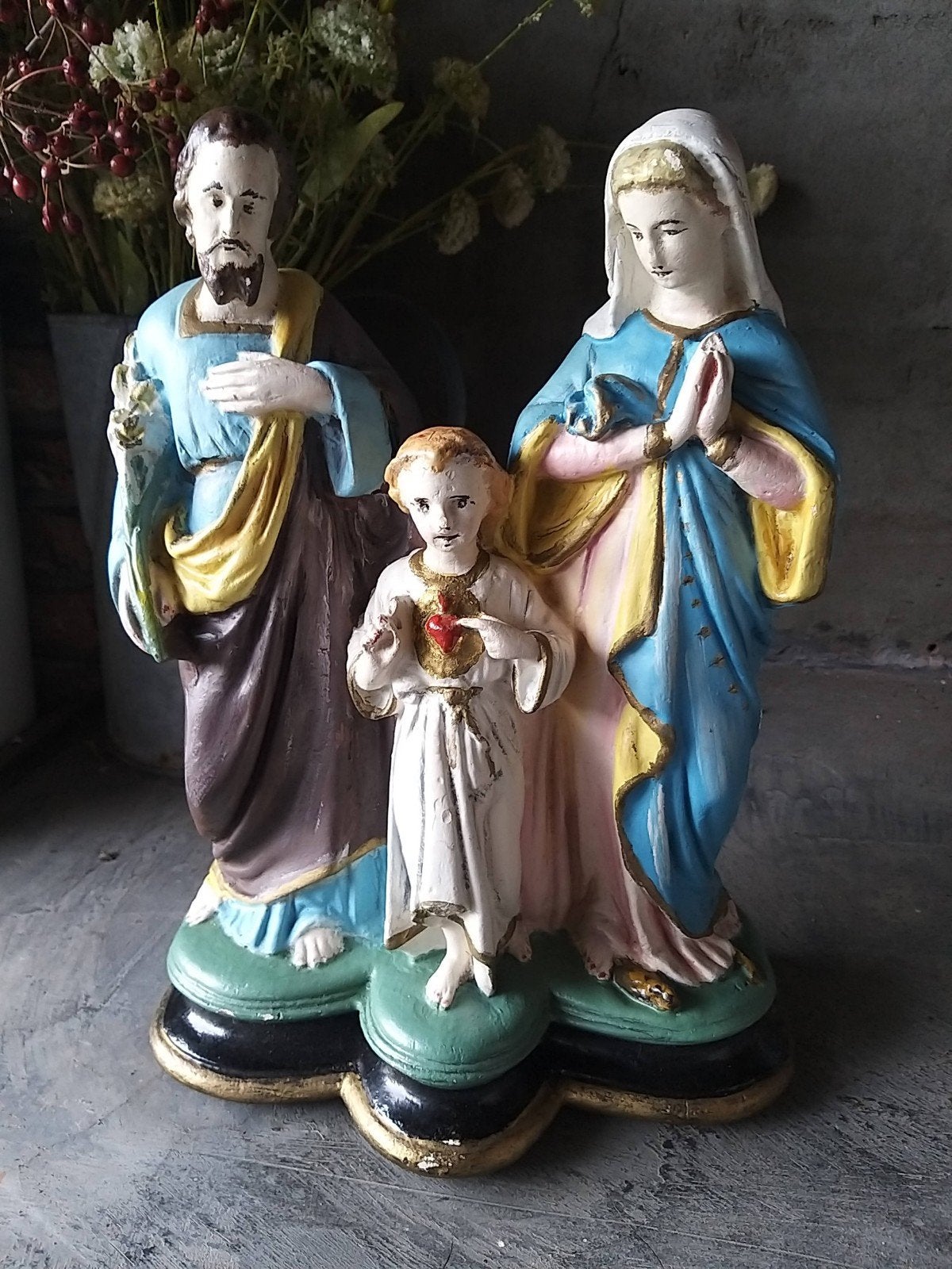 heilig familie beeld, Antiek en Kunst, Antiek | Religie, Ophalen