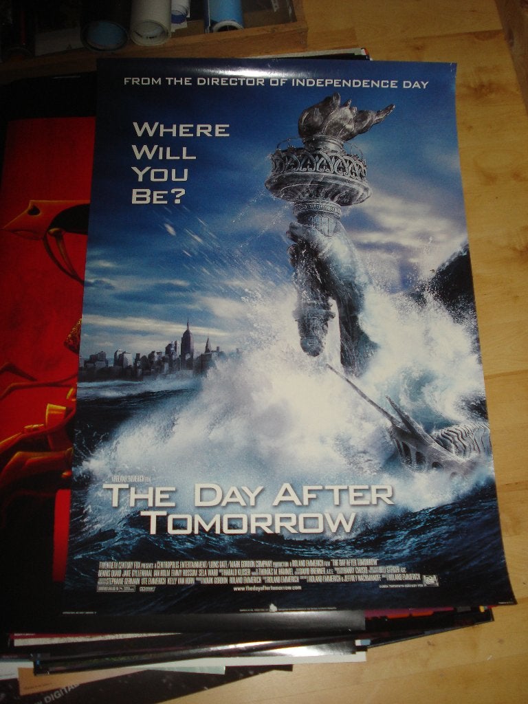 The day after tomorrow Filmposter 02, Verzamelen, Ophalen, Zo goed als nieuw, A1 t/m A3, Film en Tv