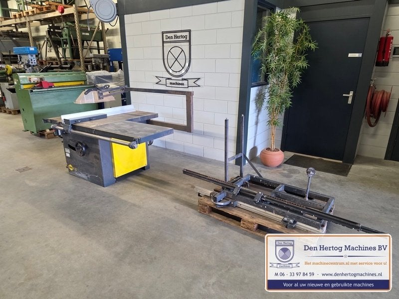 Harwi 130 bj 2003 5,5kW tafelcirkelzaagmachine zaagmachine, Ophalen, Gebruikt, Cirkelzaag, 30 tot 70 mm
