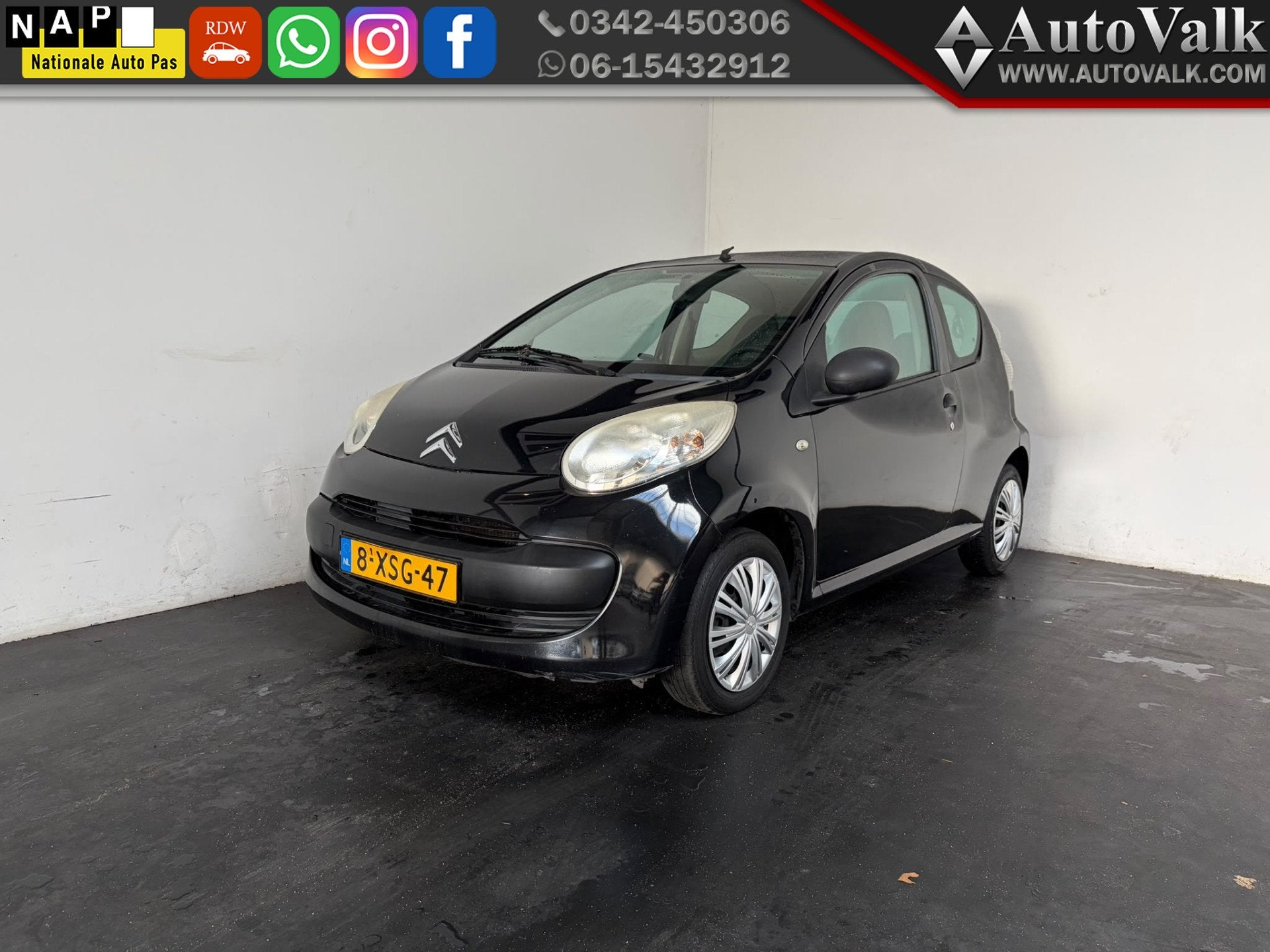 Citroën C1 1.0-12V Séduction (bj 2008), Auto's, Voorwielaandrijving, Gebruikt, 4 stoelen, C1