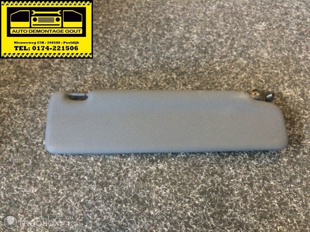 Vw Golf Cabrio 6 (11-16)Zonneklep Zwart Rechts 5K785755224A, Auto-onderdelen, Gebruikt, Volkswagen, Ophalen of Verzenden, Volkswagen