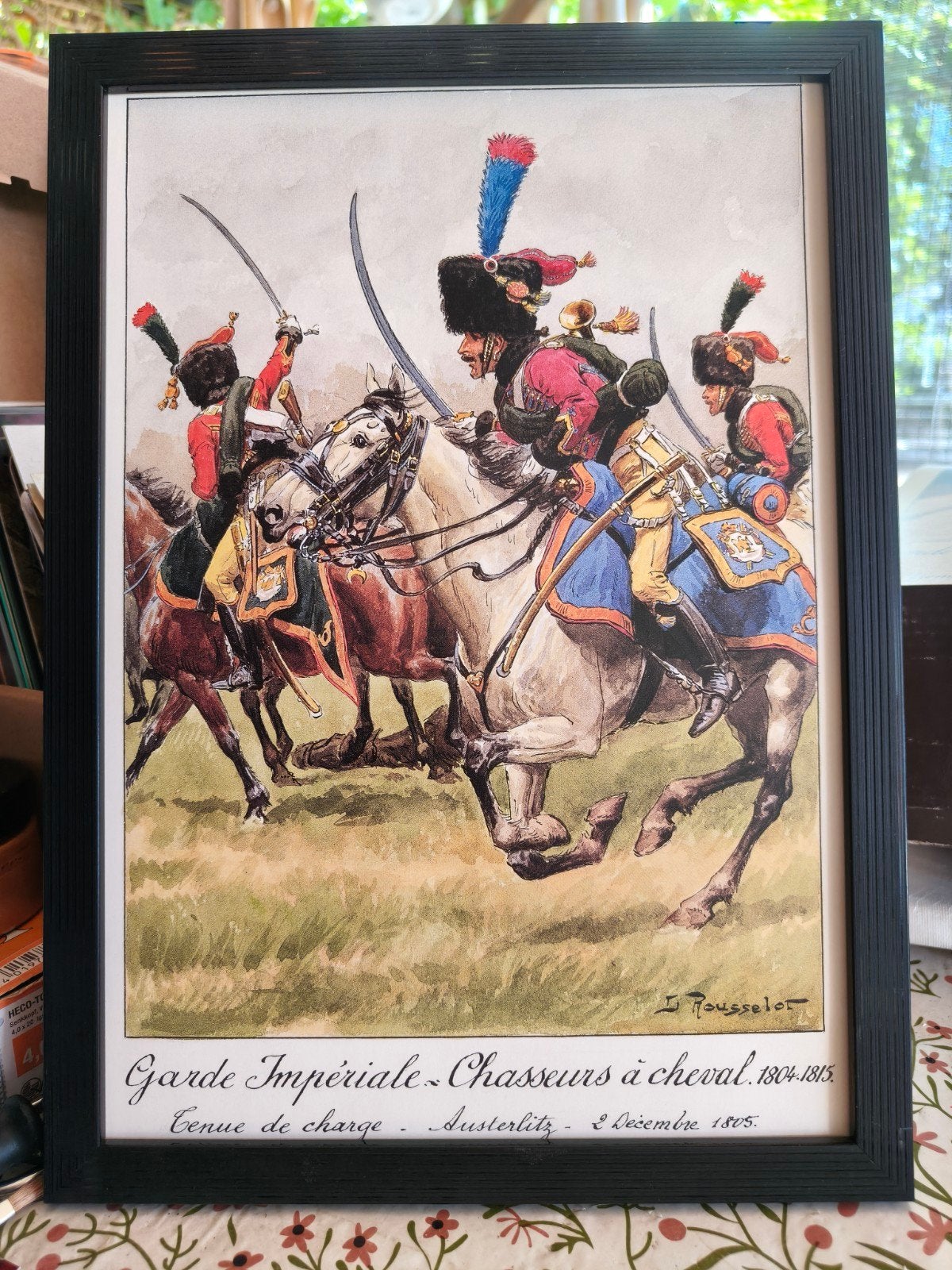 Garde Impériale - Chasseurs à cheval - Austerlitz, Ophalen of Verzenden, Landmacht, Nederland, Foto of Poster