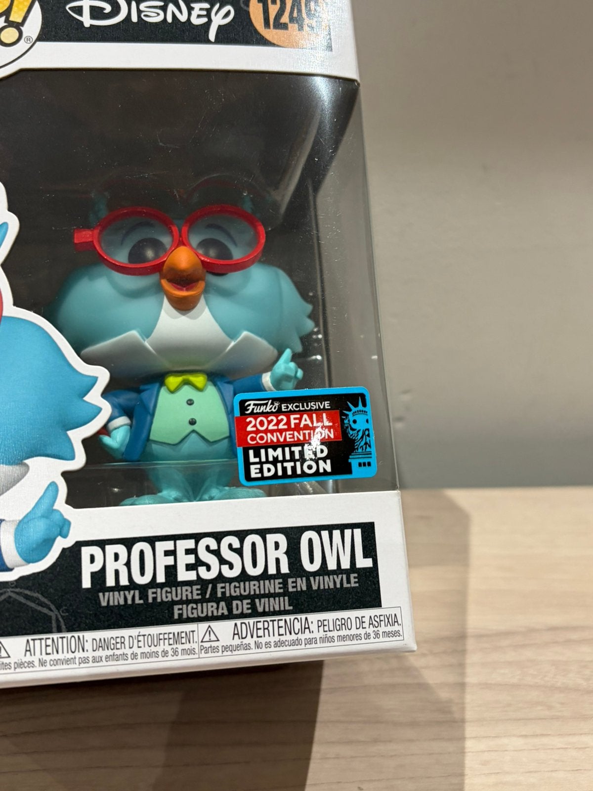 Funko Pop! Disney #1249 Professor Owl – 2022 Fall Con, Funko Europe, Ophalen of Verzenden, Zo goed als nieuw, 4th floor, 1 Queen Caroline St, London W6 9YN, Verenigd Koninkrijk