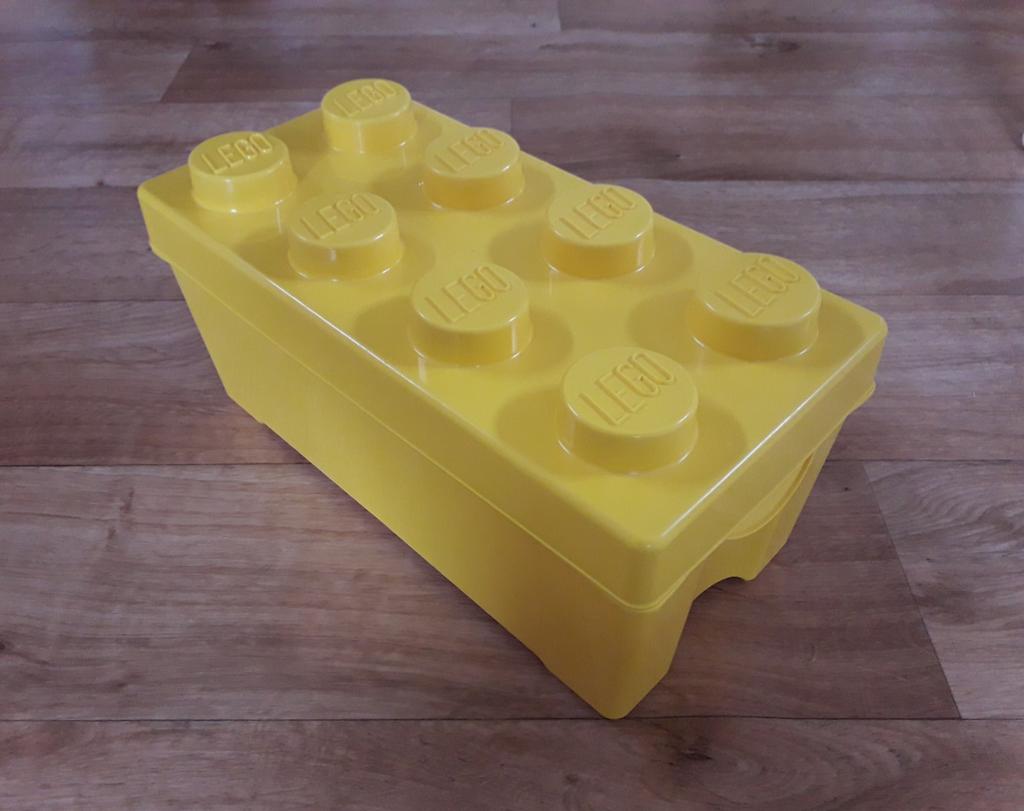 Lego Opbergbox Geel 8 Noppen Nieuw - 34x16.5x17.5 cm, Ophalen of Verzenden, Nieuw, Lego